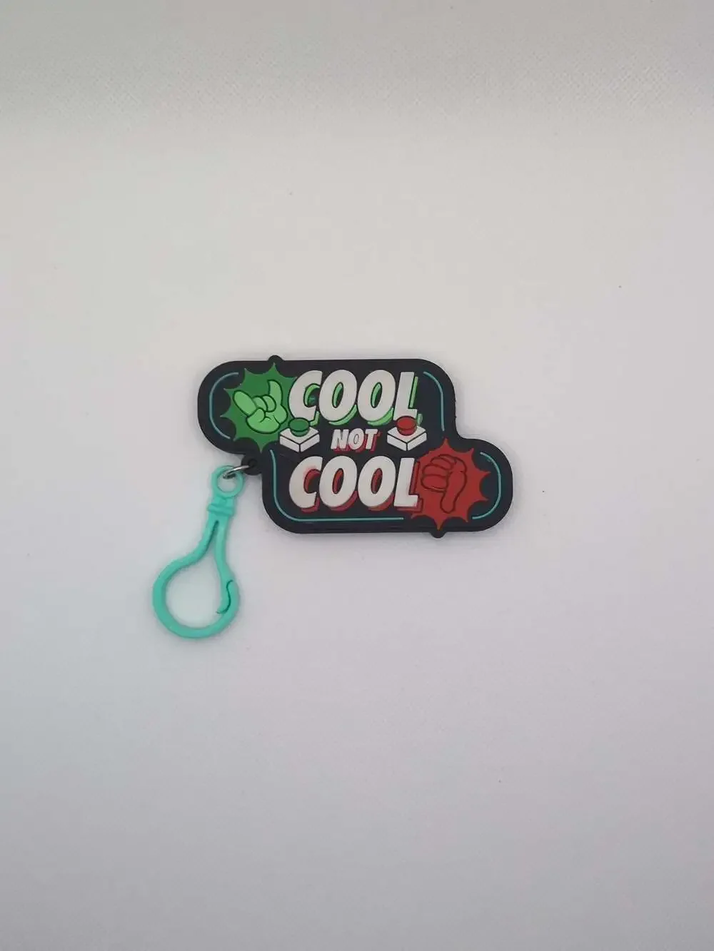 MyBooster Cool Not Cool Rubber Keychain Dude Perfect